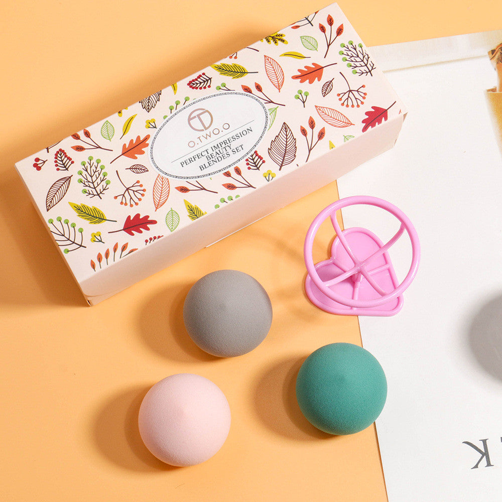 💄✨ 3-Piece Beauty Sponge Set With Stand