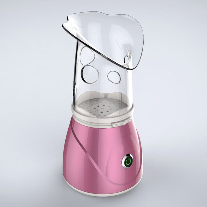 💨✨ Anion Facial Steamer | Silicone Mask Steam Beauty Device