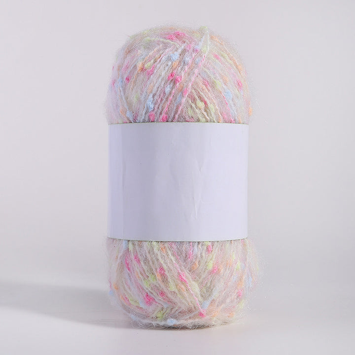 Colored Mohair Knitting Yarn – Soft Hand Woven Mohair Thread for Sweaters, Scarves & DIY Crafts