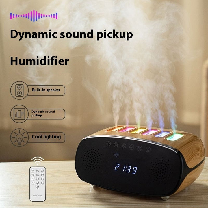 🌊💡 Sound Pickup Humidifier | LCD Atmosphere Light + Bluetooth Audio ✨