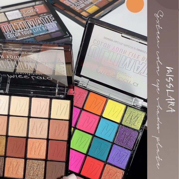 ✨ Pearl Waterproof Matte Eyeshadow Palette – Multi-Color Long-Lasting Makeup Set ✨