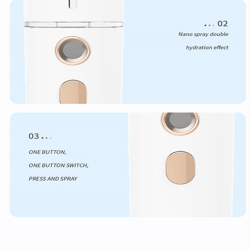 💧💆‍♀️ Mini Facial Steamer | Portable Skin Moisturizer