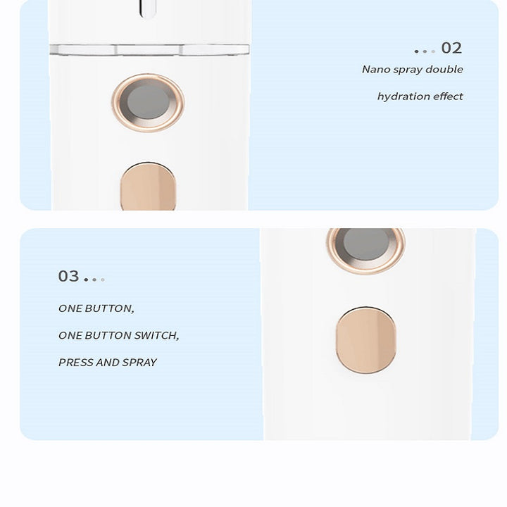 💧💆‍♀️ Mini Facial Steamer | Portable Skin Moisturizer