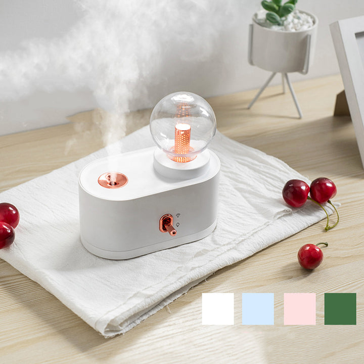 💡🌫️ Retro Chihiro Bulb Humidifier | USB Mini Aesthetic Mist Diffuser