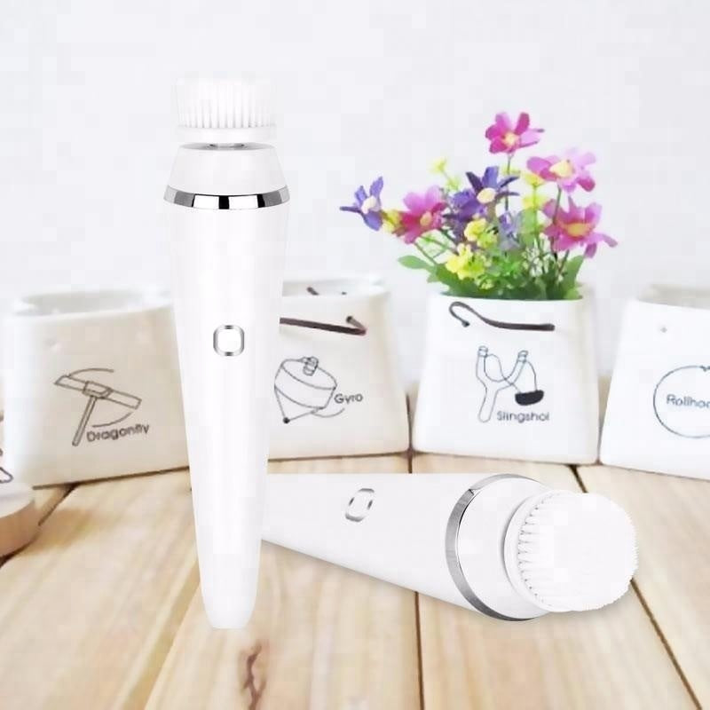 🧼✨ Electric Cleansing Brush | 3-in-1 Waterproof Facial Cleanser & Massager