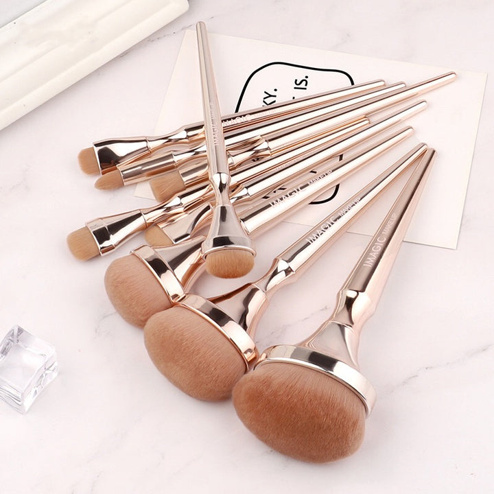 ✨ 9-Piece Professional Makeup Artist Brush Set — Gold Edition 💄✨