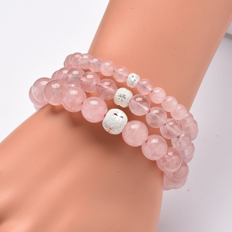 Natural Crystal Powder Bracelet