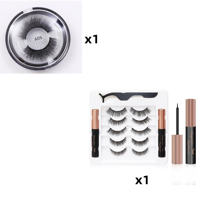🧲👁️ No Glue Waterproof Magnetic Lashes & Eyeliner Kit – Reusable Magnetic False Eyelashes Set