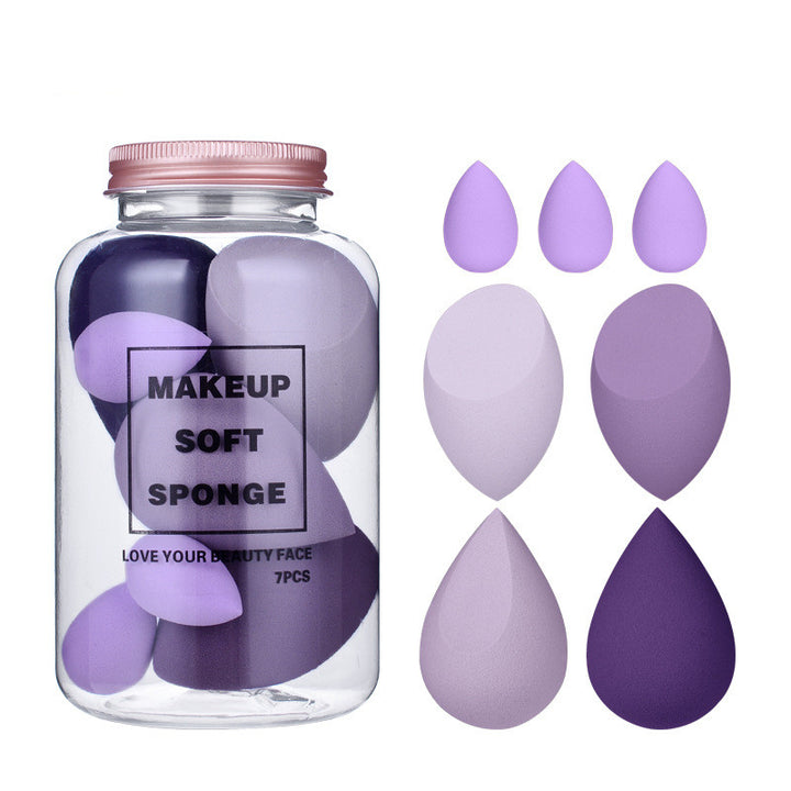 💄✨ Drift Bottle Boxed Beauty Egg | 7-Piece Soft Makeup Sponge Set
