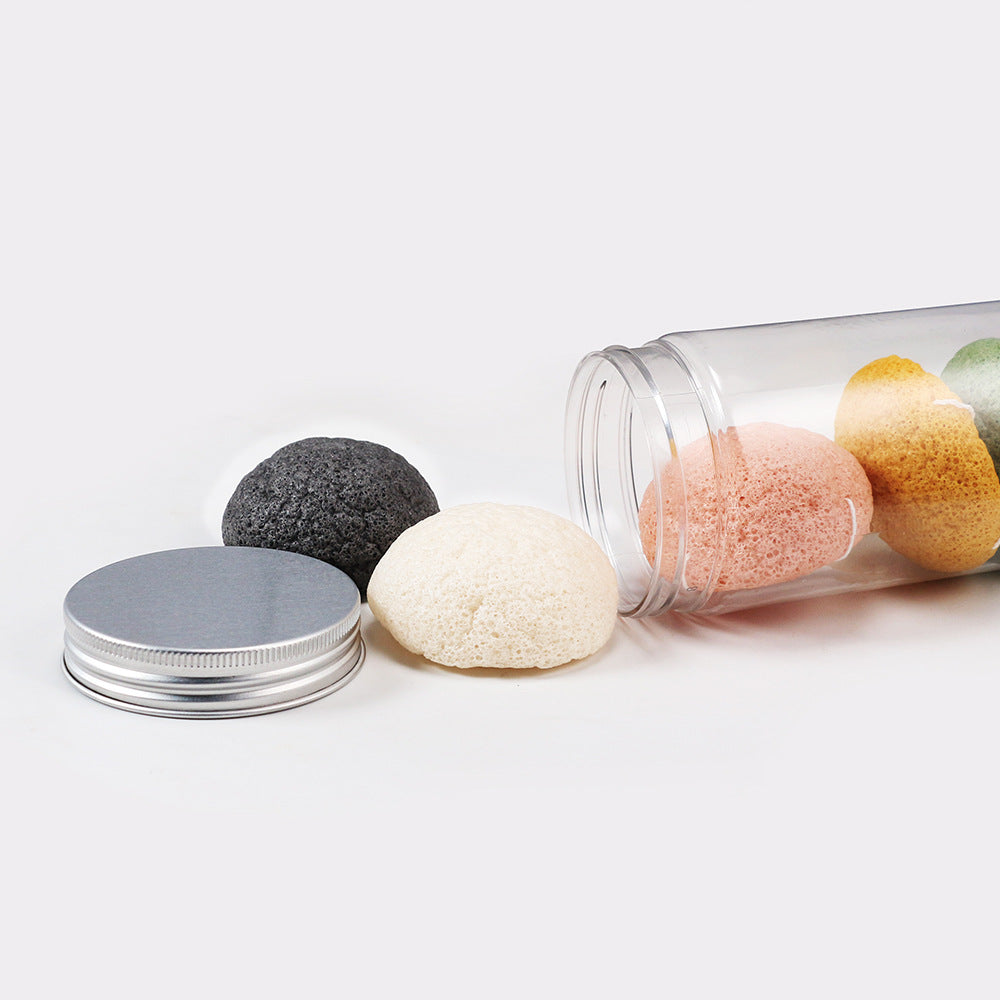 🌿💧 Konjac Plant Face Cleansing Puff | Eco-Friendly Facial Cleanser Sponge Set