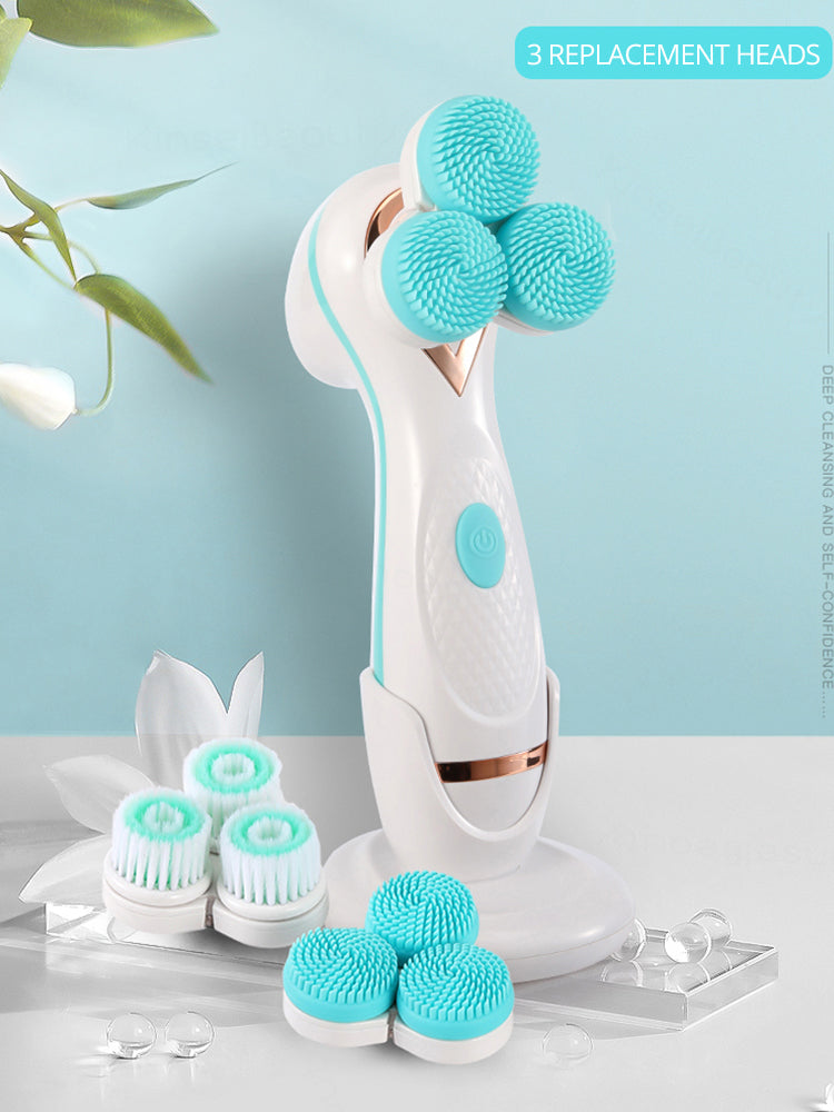 💖🧼 Pore Cleaning Electric Face Washer | Deep Cleansing & Anti-Acne Facial Device