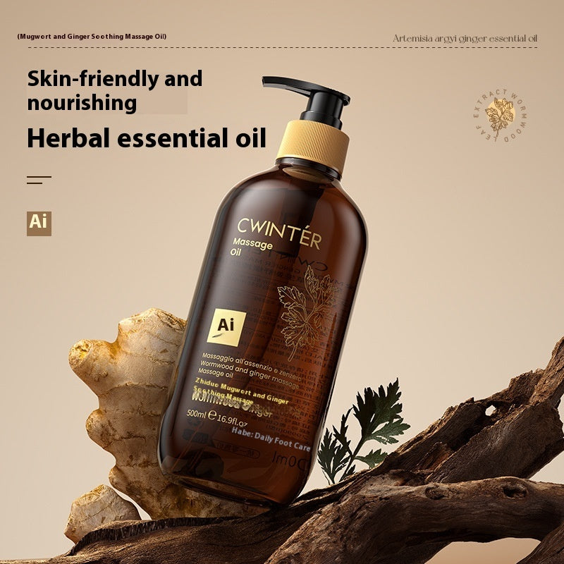 ✨ Massage Essential Oil — Whole Body Care & Meridian Scraping Oil (500ml) 🌿💧