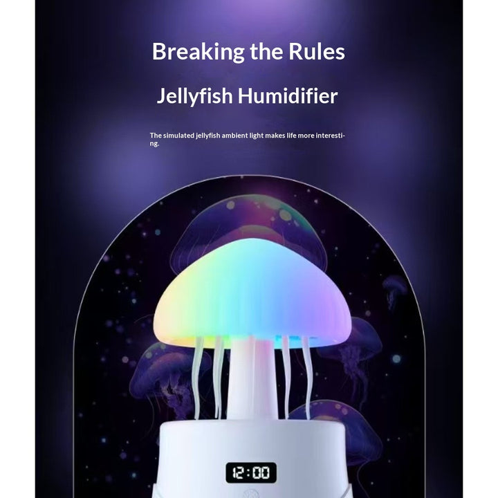 🪼💧 Jellyfish Humidifier | Bluetooth White Noise Speaker + RGB Ambient Light ✨
