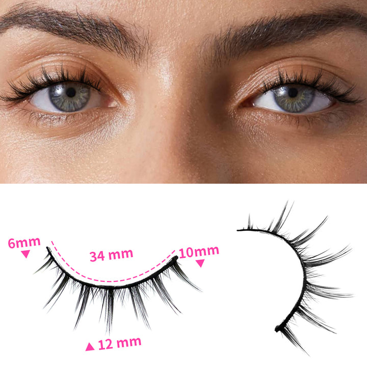 👁️✨ 3D False Eyelashes – Multi-Layered Realistic Soft & Comfortable Reusable Lashes