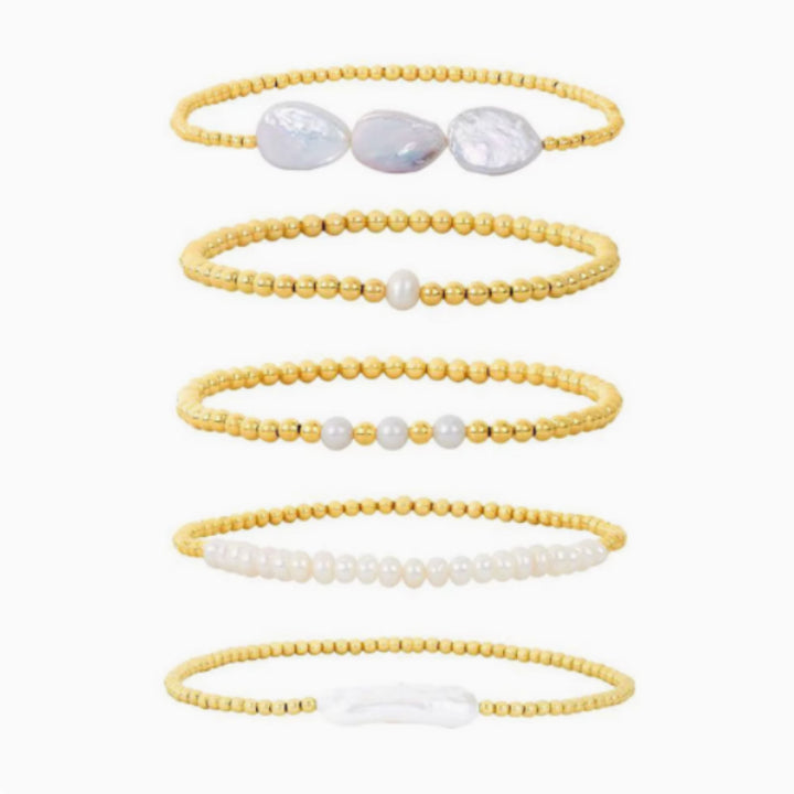 Simple & Versatile Baroque Freshwater Pearl Bracelet – Unisex Jewelry