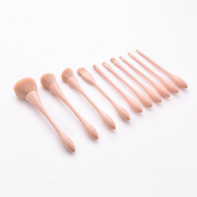 ✨ 10-Piece Little Pretty Waist Pink Makeup Brush Set 💄💖