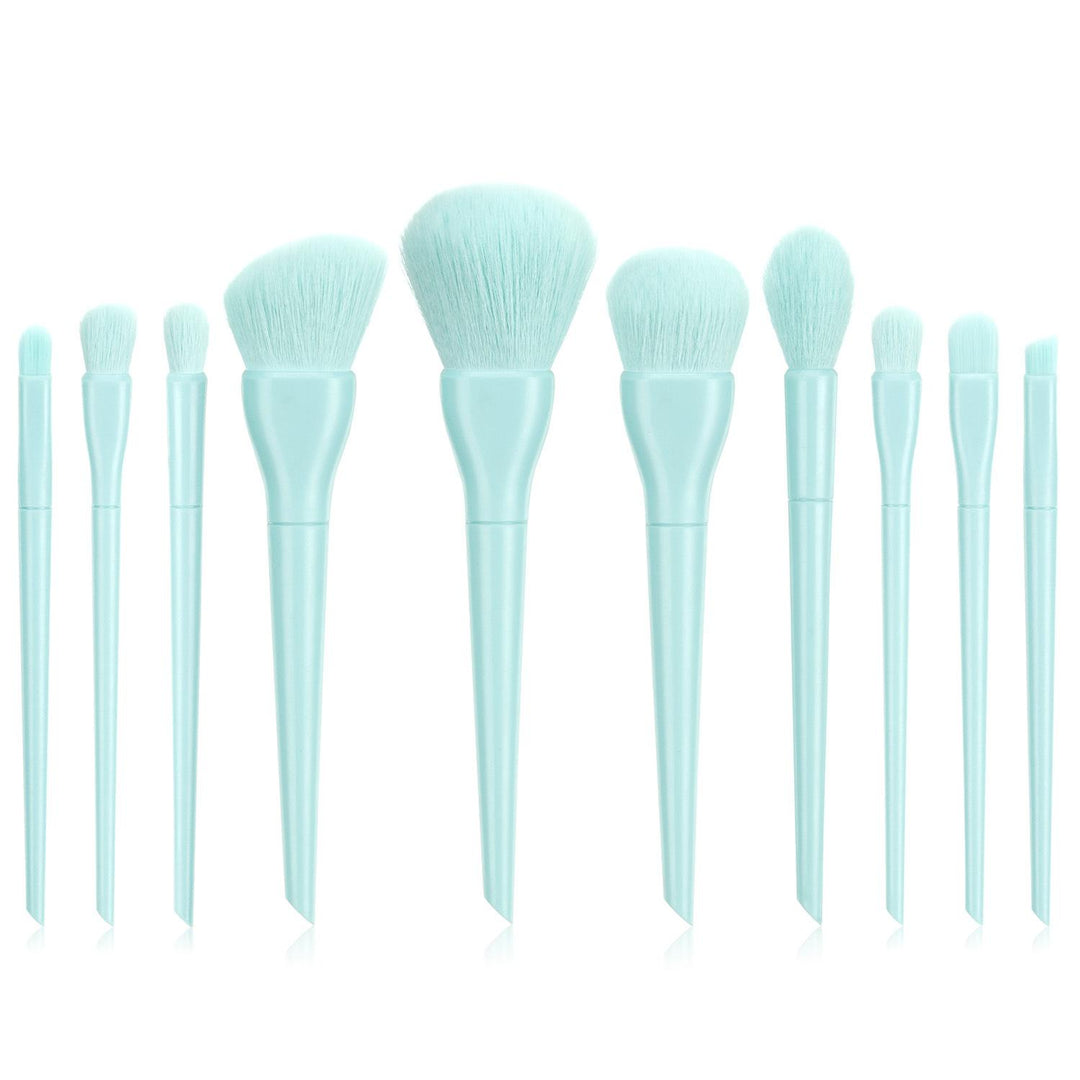 🍬✨ Candy Color 10-Piece Makeup Brush Set — Soft Bristles Collection 💄