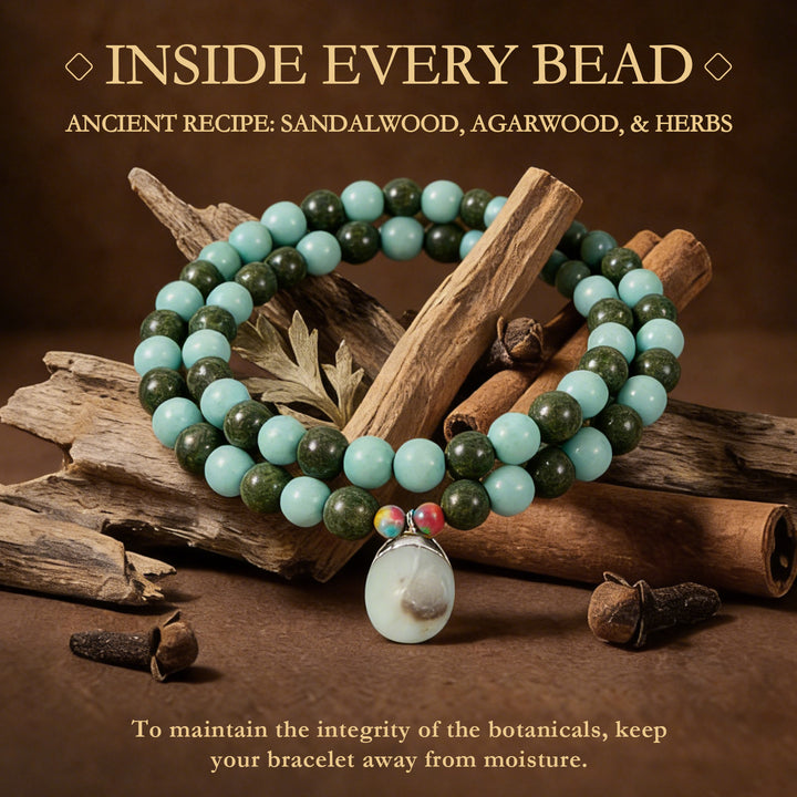 Chinese Herbal Bead Bracelet – Lightweight Wellness Jewelry