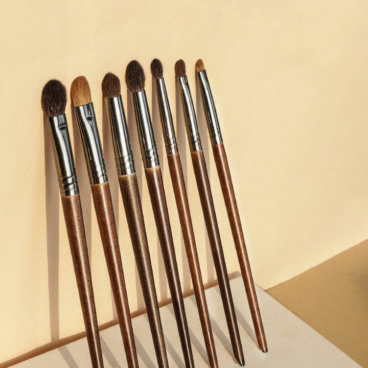 ✨ Makeup Brush Set — Animal Hair Eyeshadow, Base & Blending Brushes 💄