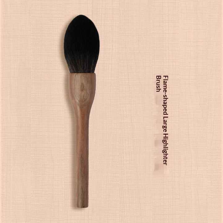✨ H Set Vintage Black Walnut Makeup Brush Set — 24-Piece Luxury Kit 💄🌿