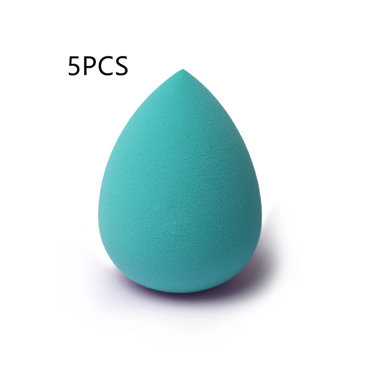 🥚💄 Solid Color Water Drop Makeup Sponge – Soft Beauty Egg Powder Puff (Wet & Dry Use)