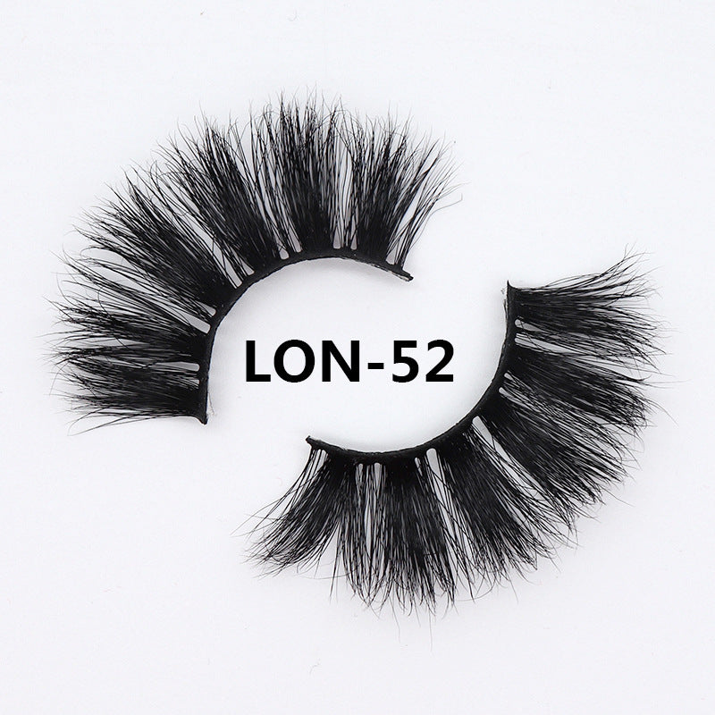 👁️✨ 25MM 3D Mink Eyelashes – Long Dramatic Handmade False Lash Set