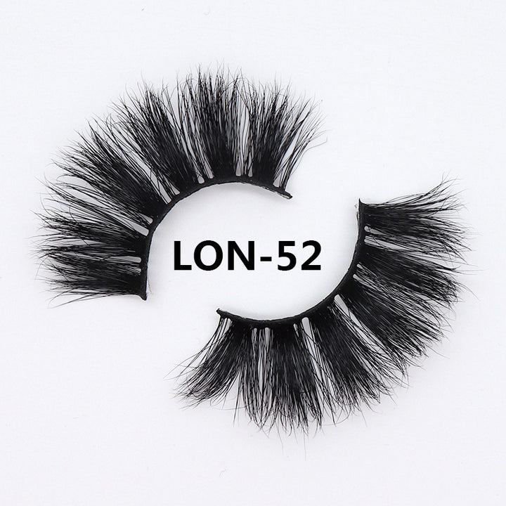 👁️✨ 25MM 3D Mink Eyelashes – Long Dramatic Handmade False Lash Set