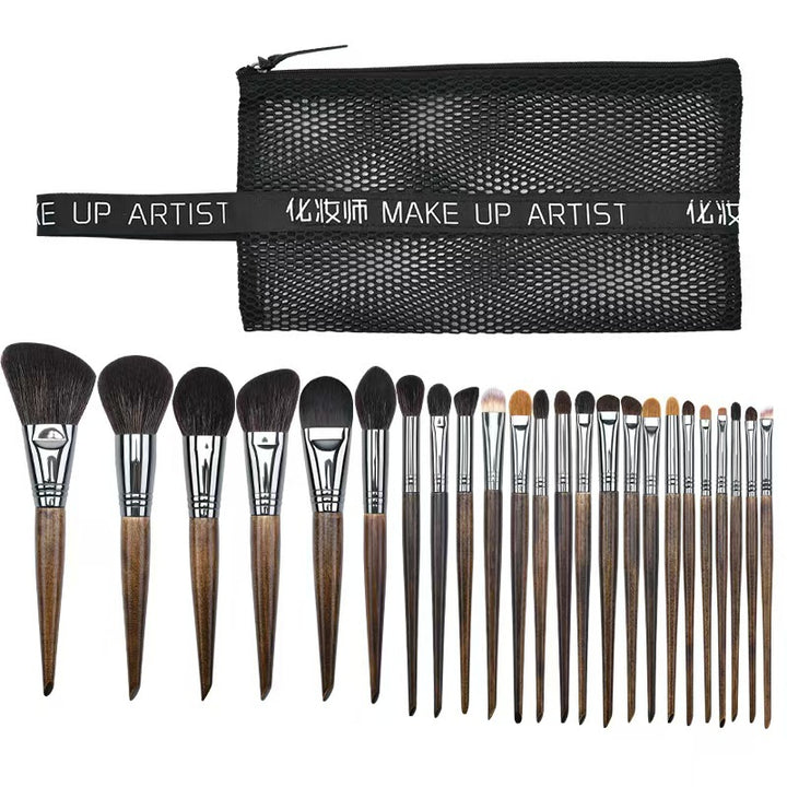 ✨ Makeup Brush Set — Animal Hair Eyeshadow, Base & Blending Brushes 💄