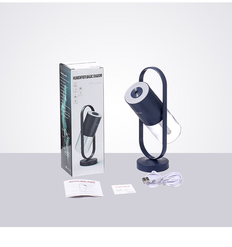 🌌💧 Mini USB Desktop Humidifier | Starry Projection Air Mist 🌿✨