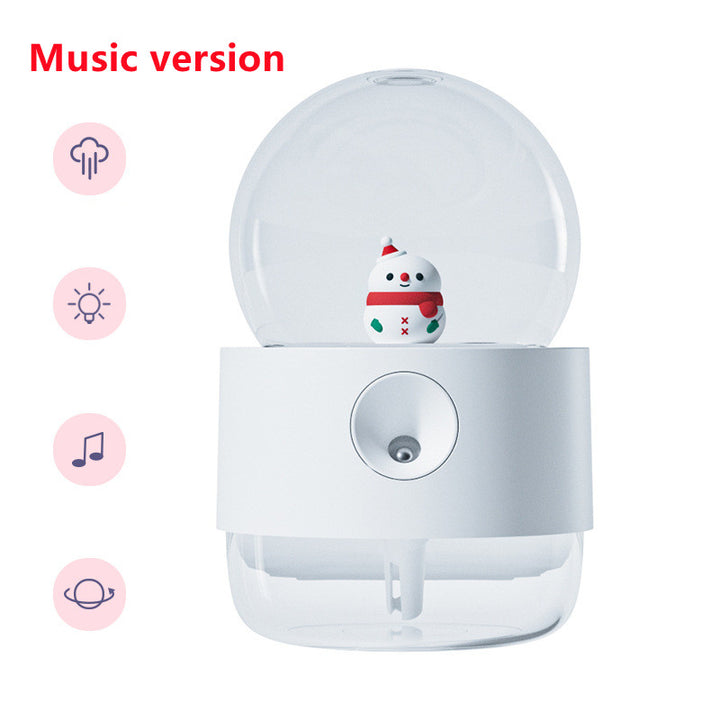 🔮💧 3-in-1 Rotating Crystal Ball Humidifier | Wireless Large Capacity Aroma Diffuser ✨🌿