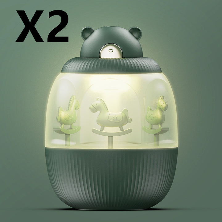 🌙💧 USB Mini Sleeping Humidifier | Portable Quiet Mist Diffuser 🌿✨
