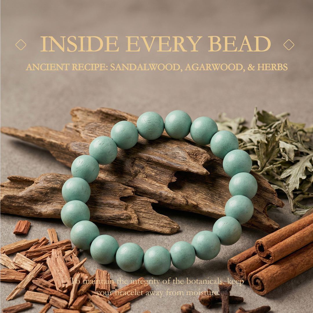 Chinese Herbal Bead Bracelet – Lightweight Traditional Wellness Jewelry