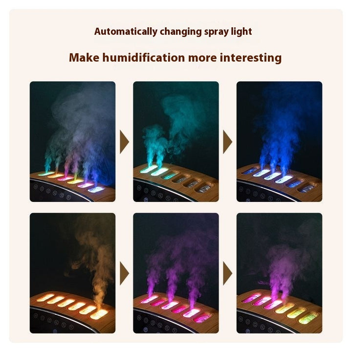 🌊💡 Sound Pickup Humidifier | LCD Atmosphere Light + Bluetooth Audio ✨