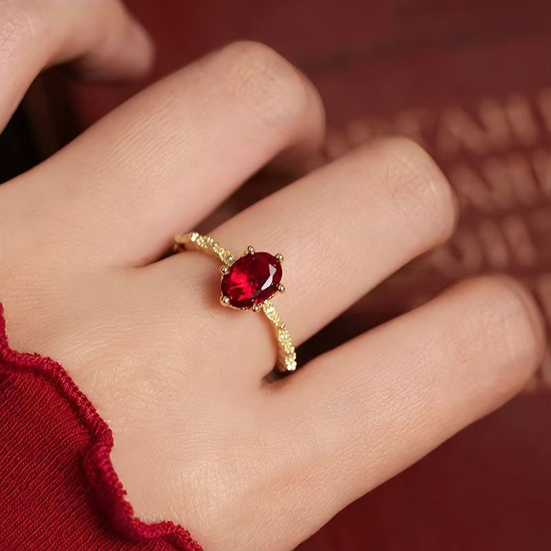 Women’s Adjustable French-Inspired Geometric Ring – Elegant Chanel Style Jewelry