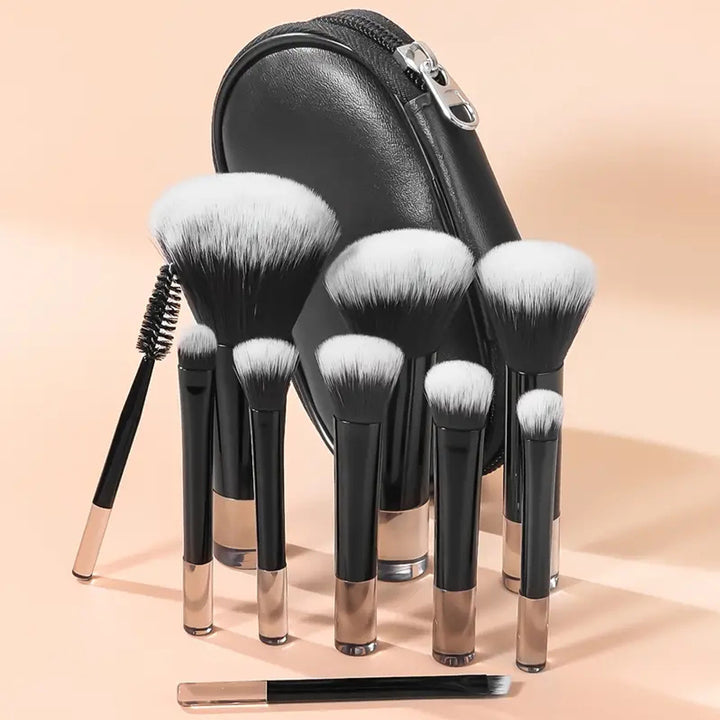 ✨ 8 Long Tube Makeup Brush Set — Multicolor Beauty Tools 💄🌈