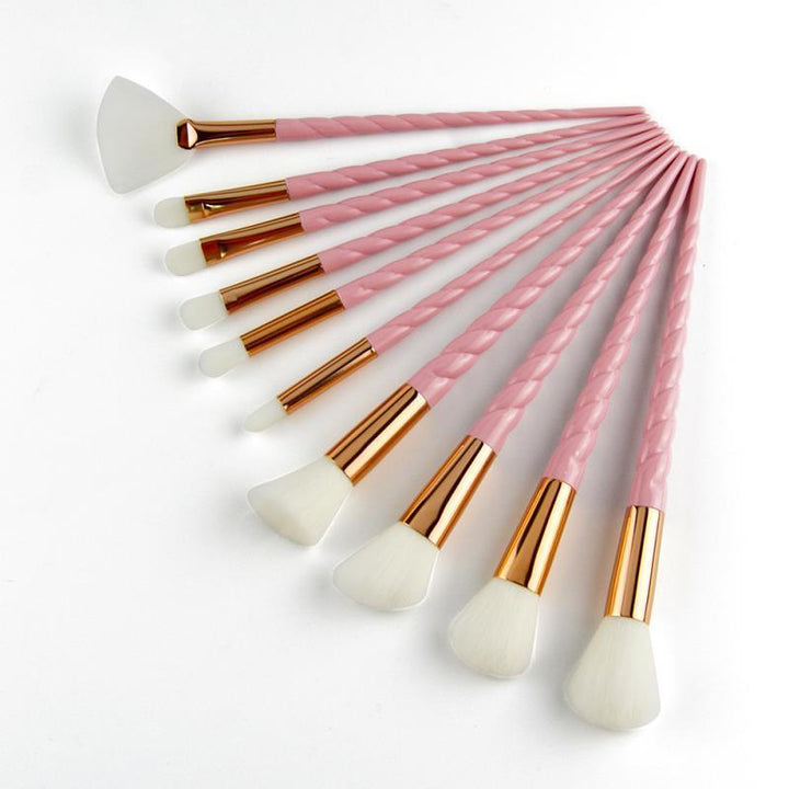 ✨ 10-Piece Makeup Brush Kit — Foundation, Blending & Blush Set 💄