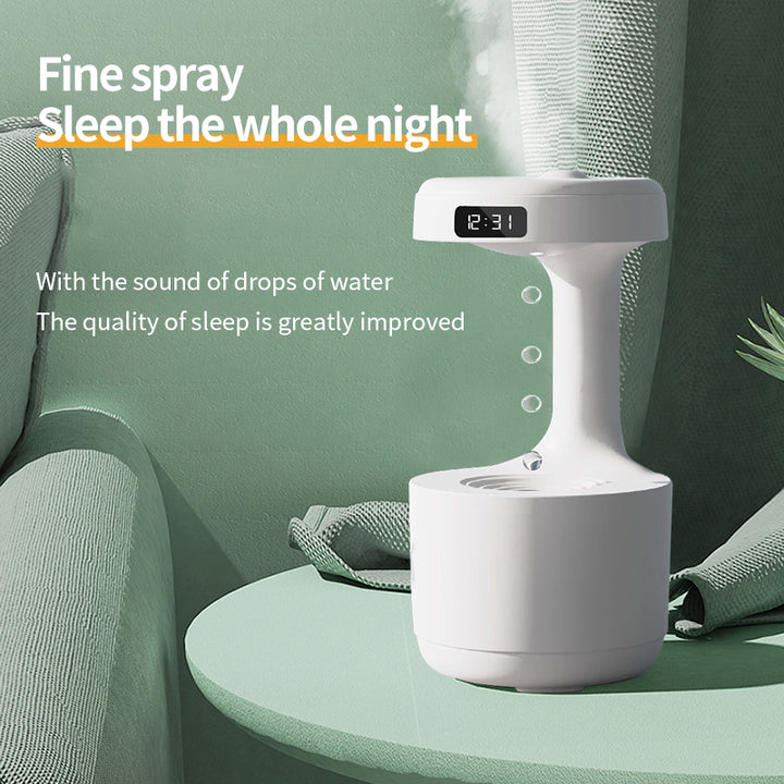 💧🧘 Anti-Gravity Water Drop Aroma Diffuser | Single Arm Humidifier (800ml) ✨