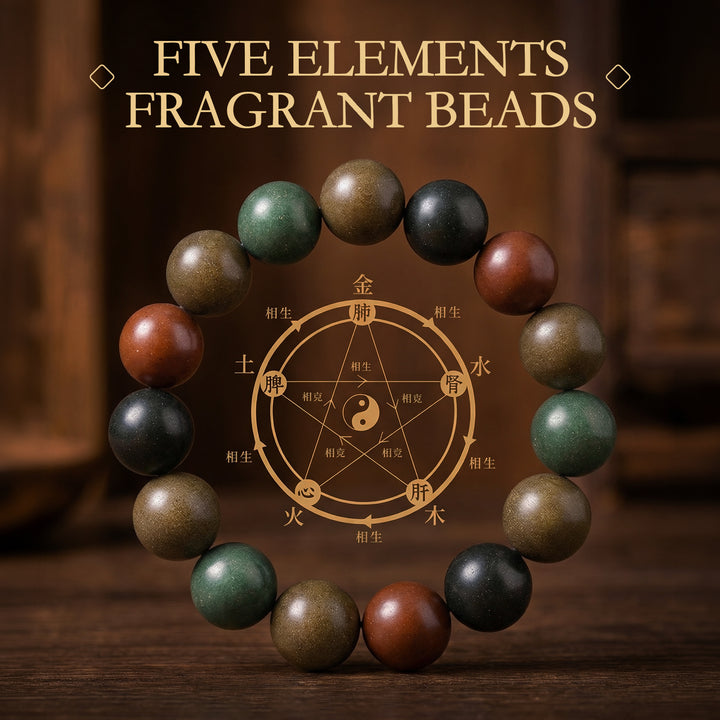 Chinese Herbal Bead Bracelet – Lightweight Traditional Wellness Bracelet