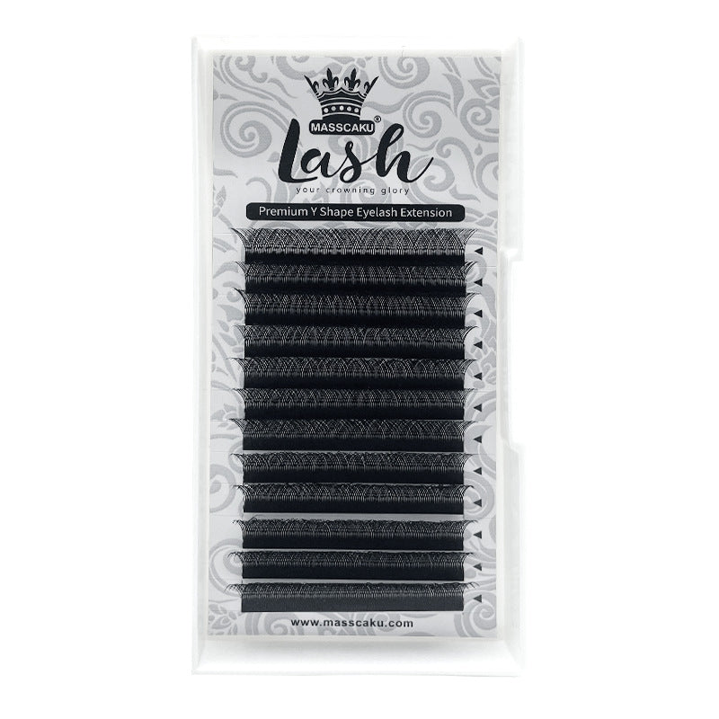 👁️✨ Soft & Comfortable Y-Shaped Planting Grafting Eyelashes – Imported Fiber Lash Extensions