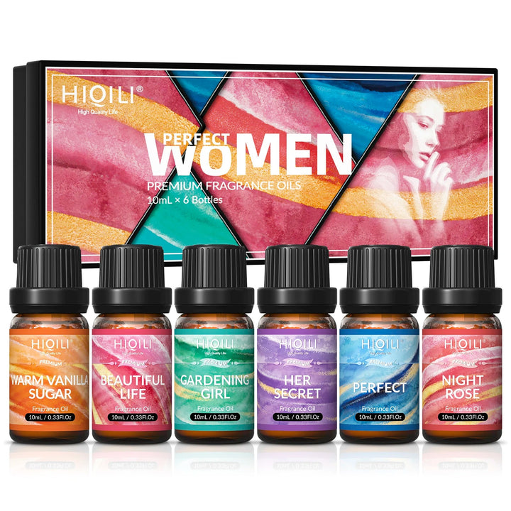 ✨ Tea Tree, Lavender & Sweet Orange Aromatherapy Essential Oil Set — 6 × 10ml 🌿💧