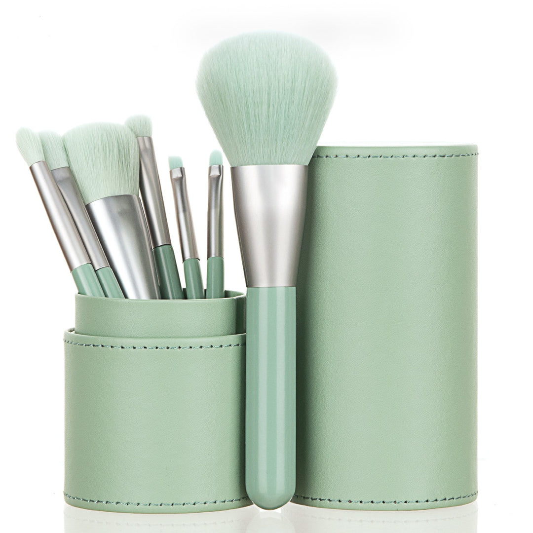 ✨ 7-Piece Portable Mini Makeup Brush Set — Beauty Tools Kit 💄