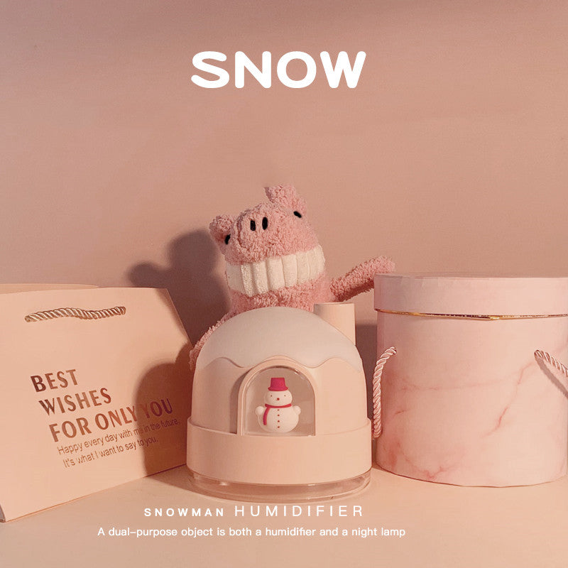 🐻💧 Indoor Cartoon Cute Humidifier | Rechargeable & Plug-In USB Mist 🌿✨