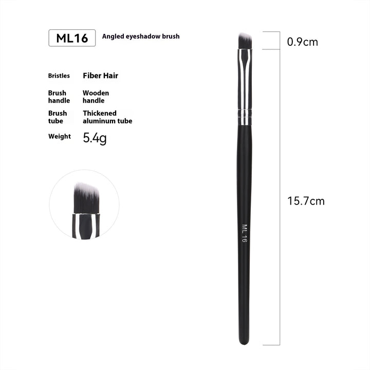 🖌️ 32-Piece Professional Makeup Brush Set – Wooden Handle Brushes with Leather Storage Bag 💄✨