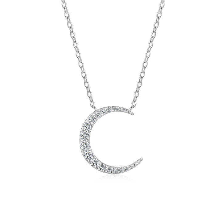 Luxury Minimalist Moissanite Pendant Necklace – Gold-Plated S925 Silver