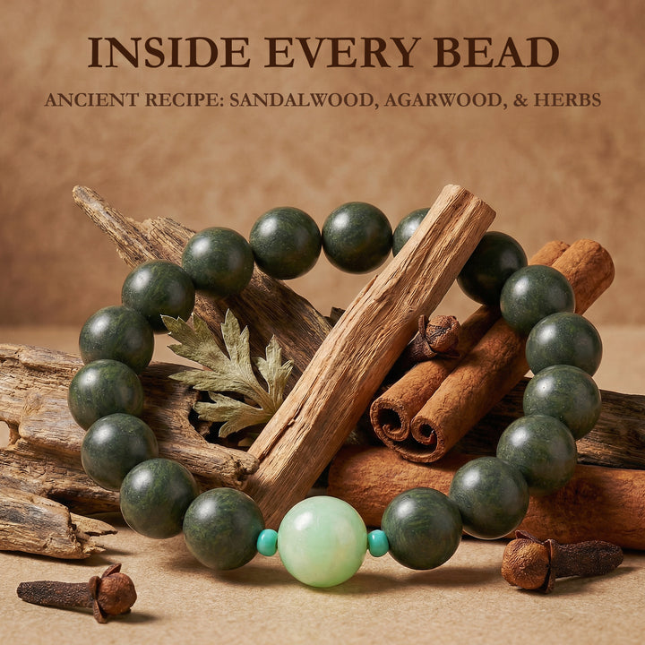 Chinese Herbal Bead Bracelet – Lightweight Traditional Wellness Jewelry