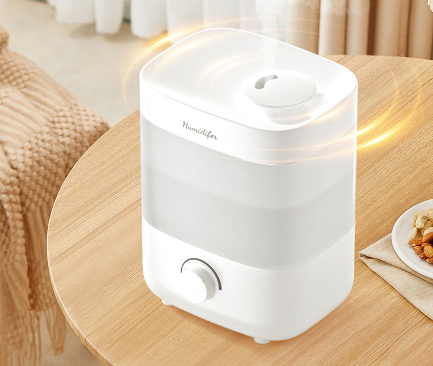 💧🌙 2L Large Capacity Dual Nozzle Humidifier | USB Aromatherapy Night Light Atomizer ✨