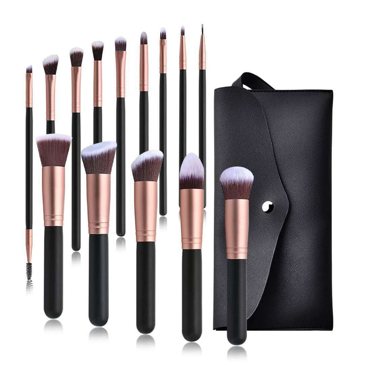 ✨ 14-Piece Makeup Brush Set — Foundation, Powder & Eye Shadow Brushes 💄