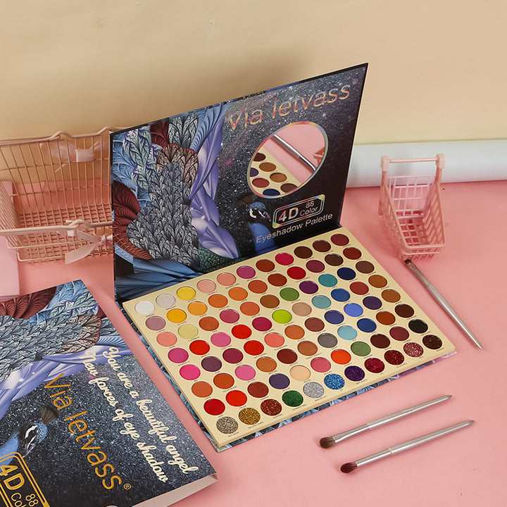 ✨ 88-Color Waterproof Stage Eyeshadow Palette – Professional Makeup Artist Kit ✨