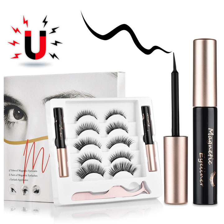 🧲👁️ Magnetic False Eyelashes Set – Handmade Reusable Lashes with Magnetic Mascara
