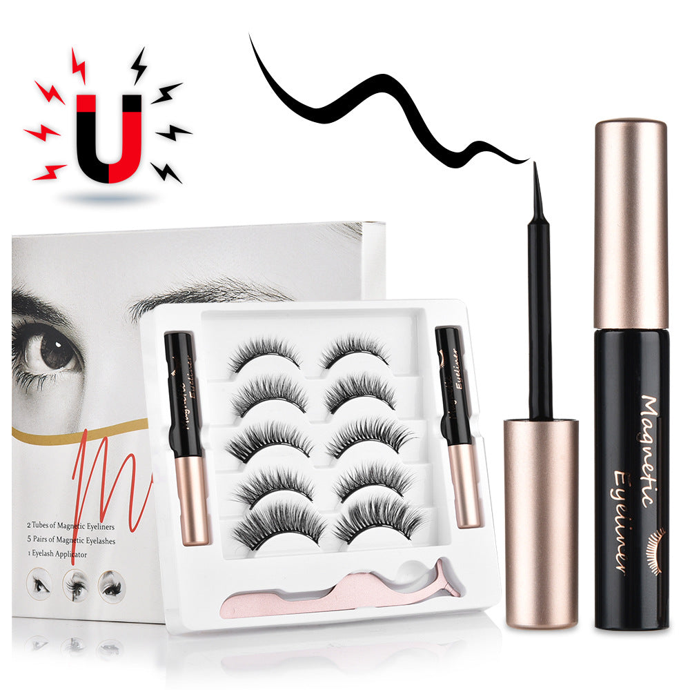 🧲👁️ Magnetic False Eyelashes Set – Handmade Reusable Lashes with Magnetic Mascara